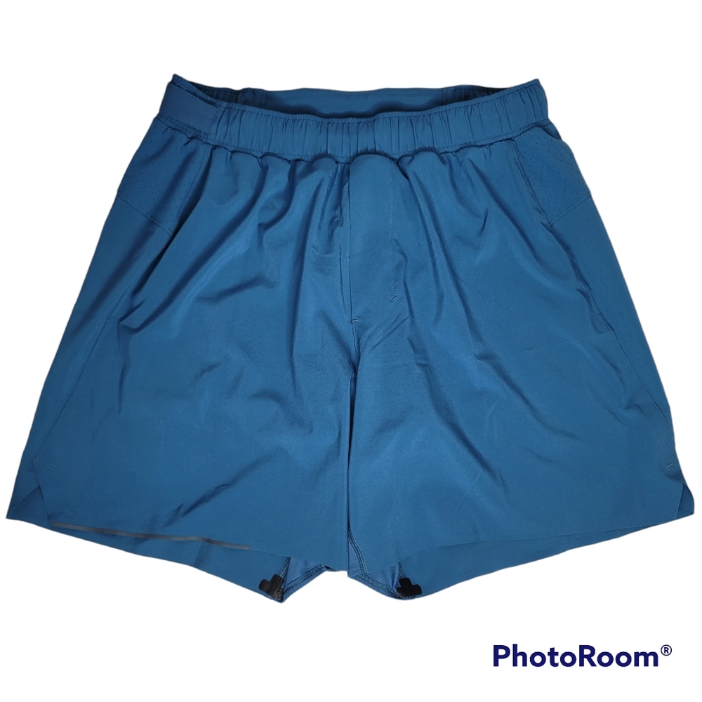 Lululemon Men's Teal Lagoon 6" Running Surge Lined Shorts Size Medium